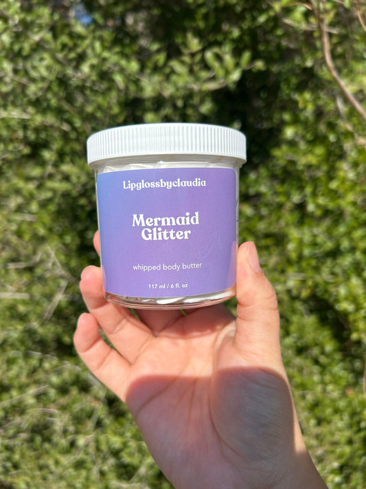 Mermaid Glitter Whipped Body Butter with Avocado Oil