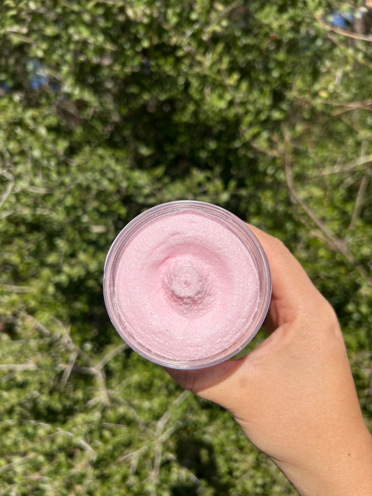 Exfoliating Coconut Cream Foaming Sugar Scrub with Avocado Oil