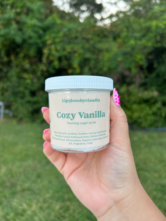 Cozy Vanilla Foaming Sugar Scrub