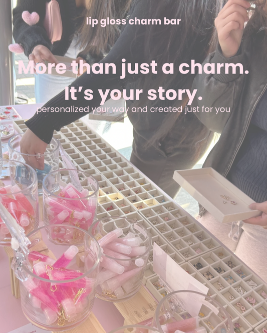 Personalize Your Own Lip Gloss Keychain With Charms!
