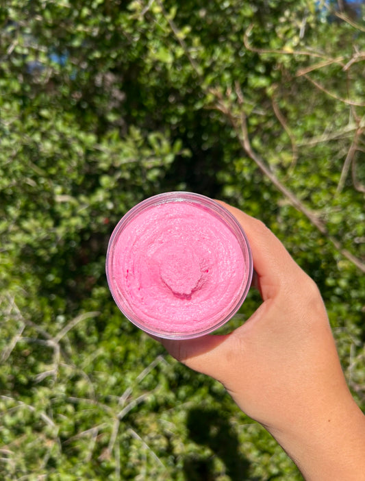 Exfoliating Juicy Watermelon Foaming Sugar Scrub with Avocado Oil