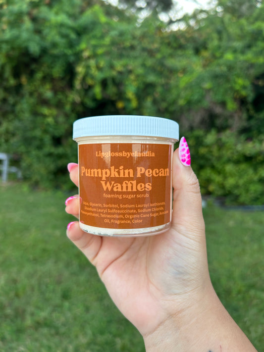 Pumpkin Pecan Waffles Foaming Sugar Scrub