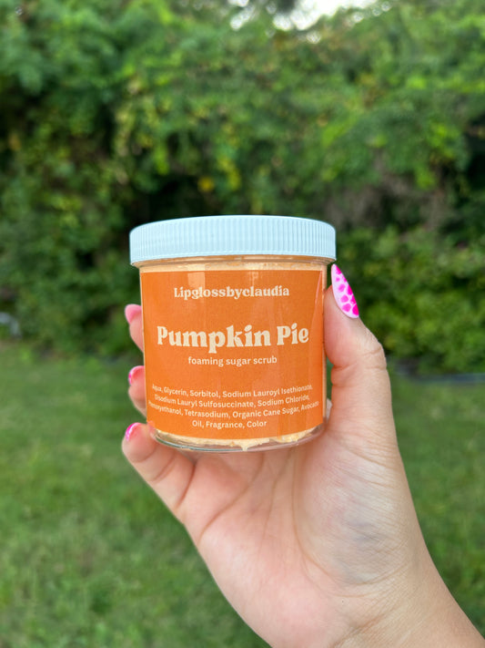 Pumpkin Pie Foaming Sugar Scrub